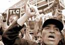 Marcha de protesta contra el Tratado de Libre Comercio
